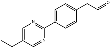 벤젠아세트알데히드,4-(5-에틸-2-피리미디닐)-(9CI) 구조식 이미지