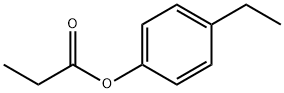 Propionic acid 4-ethylphenyl ester Structure