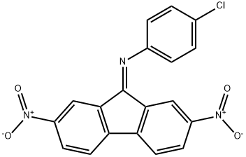 N-(4-chlorophenyl)-2,7-dinitro-fluoren-9-imine Structure