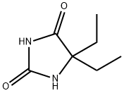 5,5-diethylhydantoin Structure