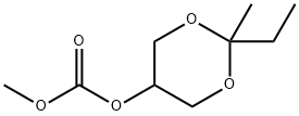 탄산,2-에틸-2-메틸-1,3-디옥산-5-일메틸에스테르(9CI) 구조식 이미지