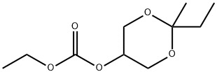 탄산,에틸2-에틸-2-메틸-1,3-디옥산-5-일에스테르(9CI) 구조식 이미지