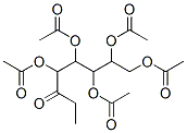 (1,2,4,5-테트라아세틸옥시-6-옥소-옥탄-3-일)아세테이트 구조식 이미지