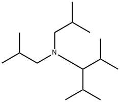 N-(1-isopropyl-2-methylpropyl)diisobutylamine Structure