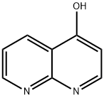 1,8-나프티리딘-4-OL 구조식 이미지
