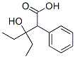 3-에틸-3-하이드록시-2-페닐-펜탄산 구조식 이미지