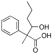 3-hydroxy-2-methyl-2-phenyl-hexanoic acid Structure