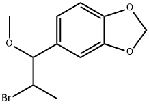 5-(2-bromo-1-methoxy-propyl)benzo[1,3]dioxole Structure