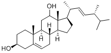 12-HYDROXY-7,8-DIHYDROERGOSTEROL Structure