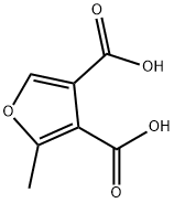 2-Methyl-3,4-furandicarboxylic acid 구조식 이미지