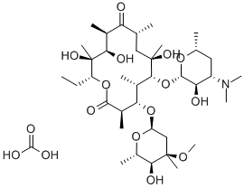 Erythromycin Carbonate Structure