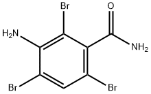 3-amino-2,4,6-tribromo-benzamide Structure