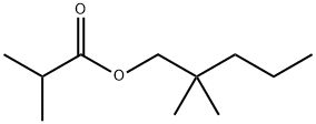 2,2-dimethylpentyl 2-methylpropanoate Structure