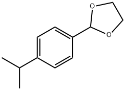 2-(4-프로판-2-일페닐)-1,3-디옥솔란 구조식 이미지