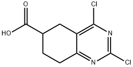 2,4-dichloro-5,6,7,8-tetrahydroquinazoline-6-carboxylic acid Structure