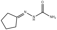 Cyclopentanone, semicarbazone 구조식 이미지