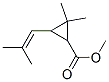 methyl(±)cis，trans-2，2-dimethyl-3-(2-methyl-1-propenyl cyclopropane carboxylate) 구조식 이미지