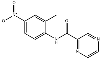 피라진카르복사미드,N-(2-메틸-4-니트로페닐)-(9CI) 구조식 이미지