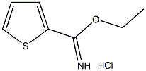 Ethylthiophene-2-carboximidoatehydrochloride 구조식 이미지