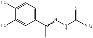 히드라진카르보티오아미드,2-[1-(3,4-디히드록시페닐)에틸리덴]-(9CI) 구조식 이미지