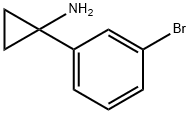 1-(3-BROMOPHENYL)CYCLOPROPANAMINE Structure