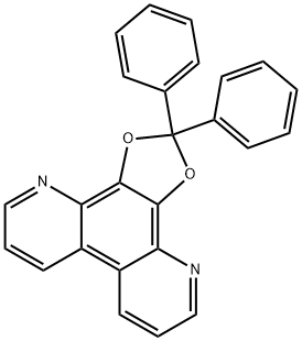 2,2-Diphenyl-1,3-dioxolo[4,5-f][4,7]phenanthroline Structure