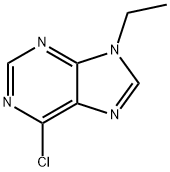 6-Chloro-9-Ethyl-9H-Purine 구조식 이미지