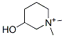 3-히드록시-N,N-디메틸피페리디늄 구조식 이미지