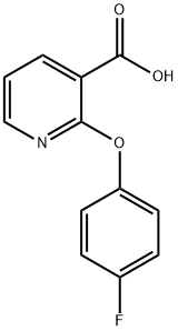 2-(4-FLUOROPHENOXY)NICOTINIC ACID Structure