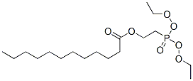 2-diethoxyphosphorylethyl dodecanoate Structure