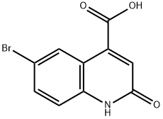 6-BROMO-2-HYDROXYQUINOLINE-4-CARBOXYLIC ACID Structure
