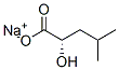 sodium (S)-2-hydroxy-4-methylvalerate Structure