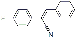 (2Z)-2-(4-플루오로페닐)-3-페닐아크릴로니트릴 구조식 이미지