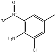 2-클로로-4-메틸-6-니트로-페닐아민 구조식 이미지