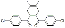 [6-(4-chlorobenzoyl)-3,4-dimethyl-1-cyclohex-3-enyl]-(4-chlorophenyl)m ethanone Structure