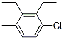 Chlorodiethylmethylbenzene Structure