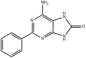 6-amino-2-phenyl-7,9-dihydropurin-8-one Structure