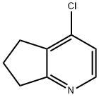 5H-Cyclopenta[b]pyridine, 4-chloro-6,7-dihydro- 구조식 이미지