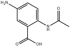 2-(acetylamino)-5-aminobenzoic acid Structure