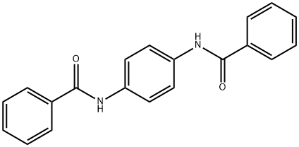 N,N'-(p-페닐렌)비스벤즈아미드 구조식 이미지