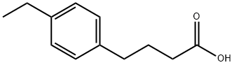 4-(4-ethylphenyl)butanoic acid 구조식 이미지