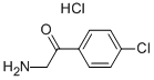 2-아미노-4'-클로로아세토펜온하이드로클로라이드 구조식 이미지
