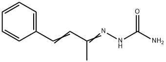 히드라진카르복스아미드,2-(1-메틸-3-페닐-2-프로페닐리덴)- 구조식 이미지