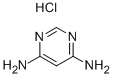 pyrimidine-4,6-diamine hydrochloride Structure