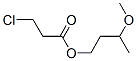 3-methoxybutyl 3-chloropropanoate Structure