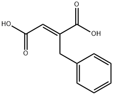 (E)-2-benzylbut-2-enedioic acid Structure
