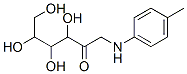3,4,5,6-tetrahydroxy-1-[(4-methylphenyl)amino]hexan-2-one Structure