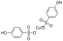 copper bis(p-hydroxybenzenesulphonate)  Structure