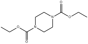 diethyl piperazine-1,4-dicarboxylate Structure