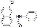7-클로로-N-페닐-나프탈렌-1-카르복사미드 구조식 이미지